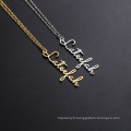 Shangjie OEM Collier de pendentif en acier inoxydable vertical personnalisé Collier pour femmes;